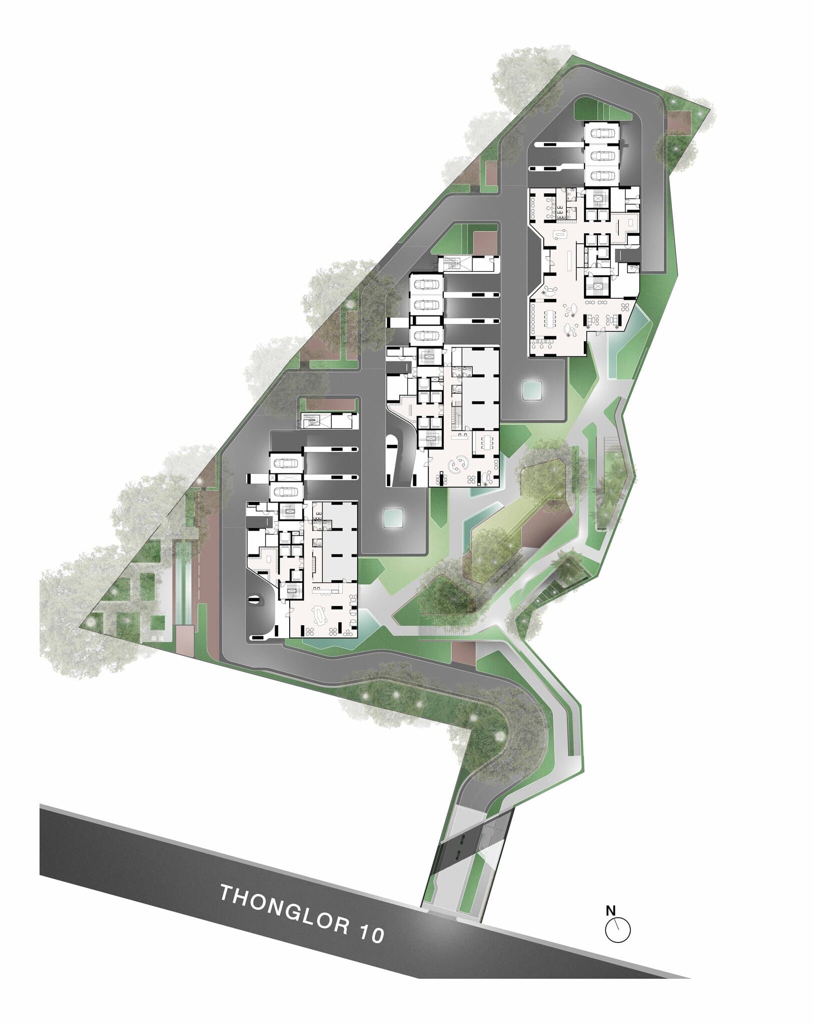 Park Origin Thonglor master site plan